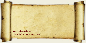 Tijana Zakić vizit kartica